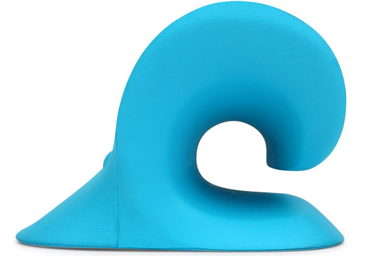 RESTCLOUD Neck and Shoulder Relaxer, Cervical Traction Device for TMJ Pain Relief and Cervical Spine Alignment, Chiropractic Pillow Neck Stretcher (Blue)
